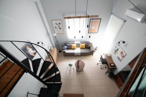 Minimal loft at Kastellokampos